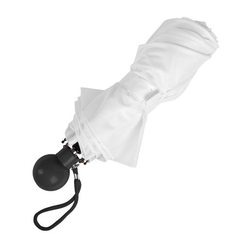 Зонт складной FANTASIA, механический (белый, черный)