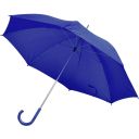 Зонт-трость с пластиковой ручкой, механический; синий; D=103 см; 100% полиэстер 190 T (синий)