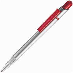 Ручка шариковая MIR SAT (красный, серебристый)