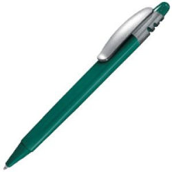 Х-8 SOFT, ручка шариковая (зеленый, серебристый)