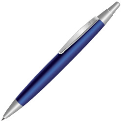 GAMMA, ручка шариковая (темно-синий, серебристый)