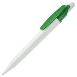Ручка шариковая OTTO (белый, зеленый)
